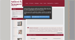 Desktop Screenshot of ambientieserramenti.com